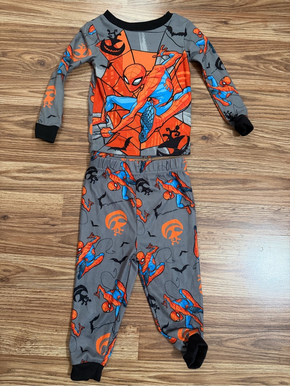 Boys Spiderman Halloween Pajama Set